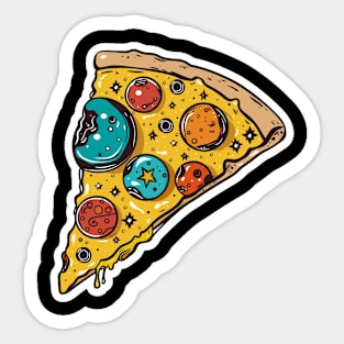 Pizza Slice of the Cosmos Sticker